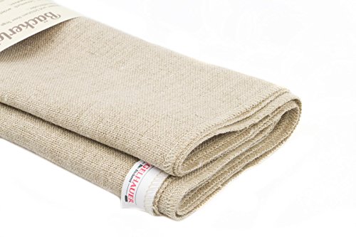 Bäckerleinen Teigtuch Backleinen 120 x 70 cm gesäumt 100 % Leinen unbehandelt aus der EU - 2