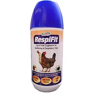 REFIT ANIMAL CARE Cattle & Poultry Respiratory Medicine Supplement Syrup for Cough, 1 LTR, Respifit, 1 Piece