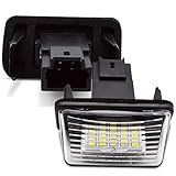 radio para peugeot 307 sw Para Peugeot Lámpara de matrícula LED compatible con modelos Peugeot 206, 207, 306, 307, 406, 407 SW(estación Wagon)/Hatchback, etc.