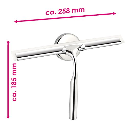 bremermann® Bad-Serie LUCENTE – Duschabzieher mit Wandhalterung, hochglänzend - 6