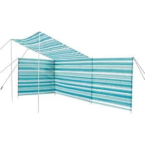 4 Pole Large 5m Camping Windschutz mit Canopy Strand Wind Pause: Amazon ...