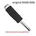 Produktbild original SHAG BAG mit rostfreiem Alu-Sammlerohr - Fassungsvermögen: 100 Golfbälle | Ballsammler | Sammelröhre | Golfballsammler