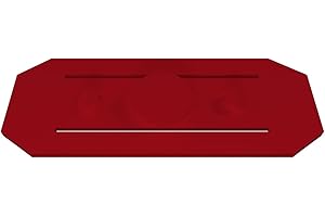 FOSSI3D Schienenverbinder kompatibel für Hot Wheels Schienen Track Adapter Verbindung 10 Stück Farbe Rot