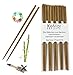 Produktbild KeMar Kitchenware Bambus ESS-Stäbchen, Essstäbchen, Chopsticks, Nicht lackiert, Set 5 Paar (10 Stück), länge 22,5 cm