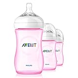 kit biberon avent rose Diseñado con una sistema anti cólicos con válvula doble