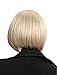 Tsnomore Short Straight Mix Color Fashion Full Bangs Soft Touch Bob Women Wig (Light Blonde)