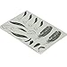 2 Sheets Black Feather Pattern Temporary Tattoos Stickers Decals Sexy Body Art