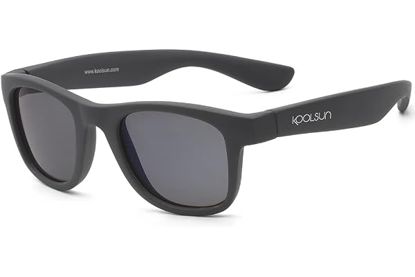 KOOLSUN - Wave - lunettes de soleil pour enfants - Gunmetal - 1-5 ans - UV400 - Catégorie 3
