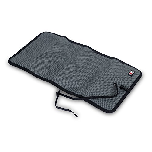Faltbare Travel Organizer Elektronik Zubehör Tasche für USB-Kabel Ladegerät Akku Baby Healthcare Kit Fit Für Handy-Festplatte tragbar Wrap Digital Aufbewahrungsbeutel grau - 5