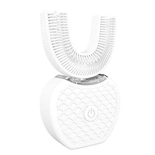 Preisvergleich Produktbild Snowx Automatische Zahnbürste Ultraschall Elektrische Zahnbürste Wiederaufladbare 360°Automatische Zahnbürste IPX7 Wasserdicht,White