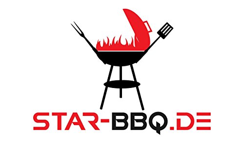 Grillschürze von STAR-BBQ | Küchenschürze Kochschürze – Die elegante Schürze, die Ihre Kleidung vor Grillgeruch und Fettspritzern schützt, schwarz mit Taschen für Männer - 7