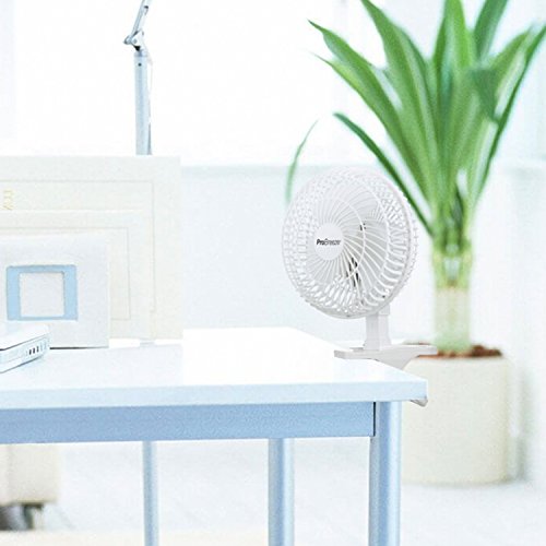 Pro Breeze Mini-Ventilator zum Anklipsen, 15 cm Durchmesser, für Zuhause, Büro und Schreibtisch, 2 Geschwindigkeitsstufen - 2