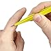 TROP Precision Tweezers made of Stainless Steel with perfectly interlocking tips – Universally applicable: plucking hair / eyebrows, removing splinters and splinters, fine work and repairs – with 2 years money-back guarantee