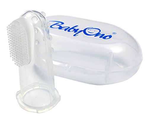 Preisvergleich Produktbild Baby Fingerzahnbürste - Aufbewahrungsbox für Zähneputzen und Zahnfleischmassage 7304