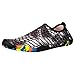 Produktbild Daysing Barfussschuhe elastischer Stoff Farbabstimmung Streifen Aquaschuhe Surfschuhe Schwimmschuhe Wasserschuhe Strandschuhe Tauchschuhe