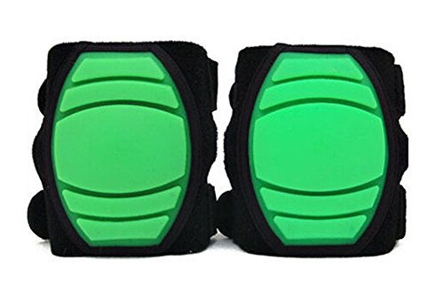 1 Pairs Soft Silicone Crawling Baby Knee Pads Protector Kids Knee Pad GREEN