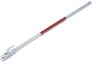 LIFEBOX Mottez Barre de remorquage Fixation par Boule d'attelage Rouge 235 cm
