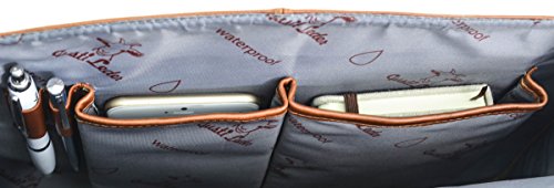 Gusti Leder studio  Pharell  gro  e elegante Laptoptasche 13  Notebook Tasche Arbeitstasche Wasserfester Innenstoff Lehrertasche Aktentasche Businesst