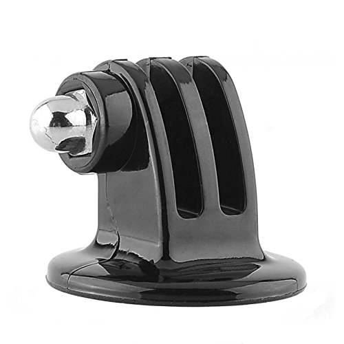 MadridGadgetStore® Soporte Adaptador de Trípode con Rosca 1/4 Pulgada para Mástil Palo Cámara Deporiva Acción Go Pro GoPro Hero8 Hero7 Hero6 Hero 8 7 6 5 4 3+ 3 2 1 4K Black Silver Session SjCam