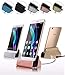 Produktbild Dockingstation Ladestation Ladegerät Typ C Ladekabel USB C Rose Gold Blau Schwarz Silber typ c Tischladestation Android Smartphone in Rose Gold Blau Schwarz Silber für Samsung Galaxy S8 S9 Plus