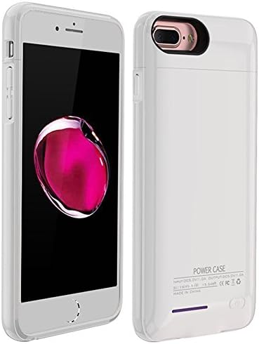 iPhone 7/8 Battery Case, Cofuture 3000mAh Magnetic Rechargeable External Battery Charging Case Portable Charger Ultra Slim Backup Power Bank Case with Kickstand for iPhone 6 6s 7 8 (4.7 inch), White