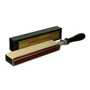 Double Razor Strop for Straight Razor Leather Adjustable Russian Streich Riemen t00056j - Image 3