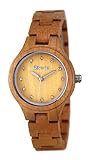 Holz Armbanduhr retrostiel Imperia Cherry Damen mit Armband aus Holz und Einem Miyota Quarz Uhrwerk