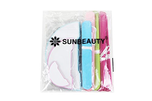 SUNBEAUTY 11er Set Deko Kombination Pink Rosa Blau Wabenbälle PomPoms - 7