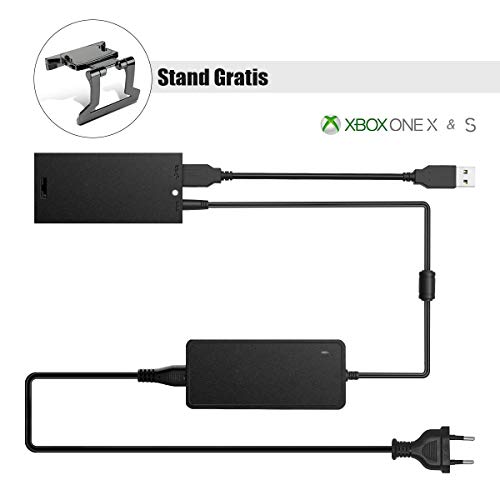 Xbox Kinect Adapter, 6amlifestyle Adaptateur pour capteur Kinect 2.0 Xbox One S/X et PC Windows 8/8.1/10 (Support Kinect Gratuit)