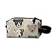 Produktbild Pitbull Heads Travel Bag Printed Multifunction Portable Toiletry Bag Cosmetic Makeup Pouch Case Organizer for Travel.
