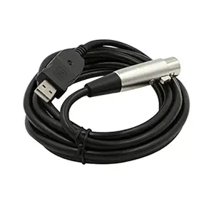 arythe 3Meter USB2.0 Microphone Cable USB Male to XLR Female Instrument Cable
