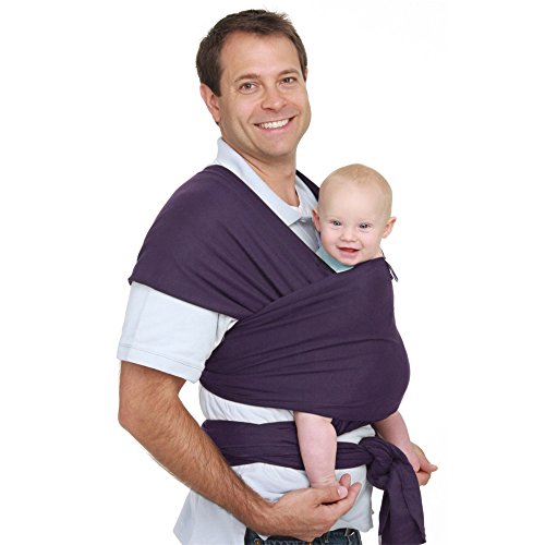 Yuda Baby Sling Wrap Stretchy Wrap Carrier (Purple)