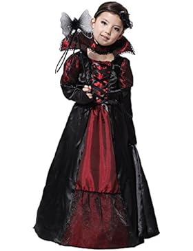 EOZY-Costume Vampiro Bambina 4-12anni Stile Nobiltà Lussa Travestimento Carnevale Halloween Cosplay