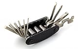 10-in-1 Multi Bicycle Tool Repair Kit Black