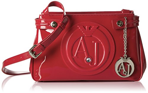 Armani Jeans922527CC855 - Bolso Bandolera Mujer, Color Rojo, Talla 17x10x28 cm (B x H x T)