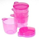 Vital Baby Food Pots (Pink, 4-Pack)