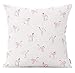 Produktbild SUIZNS Nordic Style Flamingo Pillow Goose Feathers Balloons Wave Geometric Cushion Headrest Pink Party Decorations Gift for Kids Girls A