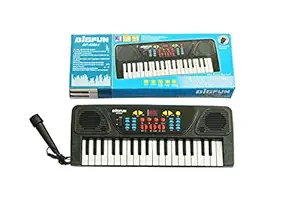 Ropeberry 37 Key Piano Keyboard Toy with Mic, Recording and DC Power Option