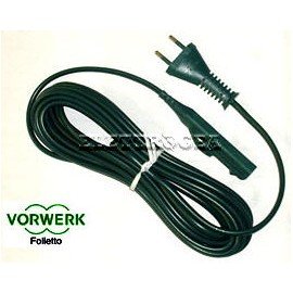 Vorwerk Cable de Alimentación de Duende VK140 Para Aspiradora 10 M, Repuesto Original