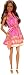 Produktbild Mattel CJV75 - Barbie Fashionista Puppe mit pink-orangenem Kleid [UK Import]
