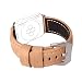 Produktbild Armband für Apple Watch 42MM, MeiC Power Vintage Lederarmband Replacement Leder Ersatz Uhrenarmband mit Klassischer Edelstahl Metall Schließe für Apple Watch Series 1/Series 2/Sport/Edition