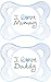 MAM Style Soothers for 0 Months + with Sterilisable Travel Case (Blue)