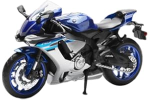 Fuwraixis 1：12 Jouets en Alliage pour Motos Modèle de Locomotive YZFR1 Série de Courses de motocyclettes de Sport Cadeau pour Enfants Modèle de Voiture de Collection pour Hommes