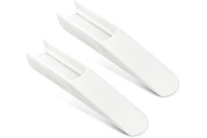 KALEXION Baby High Chair Leg Cushion - Leg Insert for Stokke Tripp Trapp High Chair, 2 White Non-Slip Feet for Wooden Highchair, Compatible with Hauck High Chair and Other Highchairs