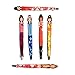 Pinkiou Eyebrow Tweezers for Hair Removal Eyelash Extension Cosmetic Remover Stainless Steel Slanted Edge Clip (Pack of 6)