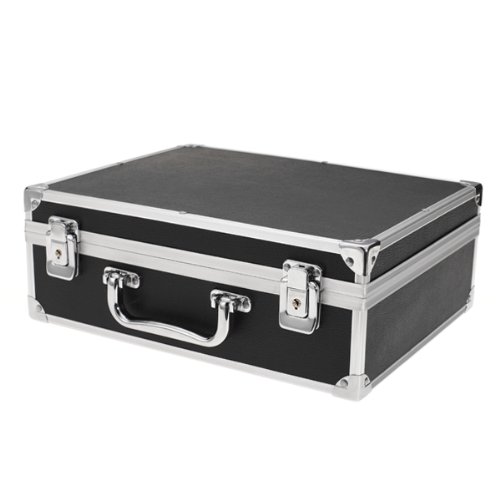 Large Tattoo Kit Carrying Case with Lock---Black
