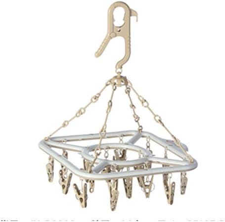 Versatile Plastic Hangers Wind And Sliding Racks Underwear Socks Clothes Pin-E