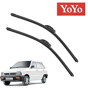 YoYo Car Wiper Blades for Maruti 800 Set of 2 Pcs R 17 L 17