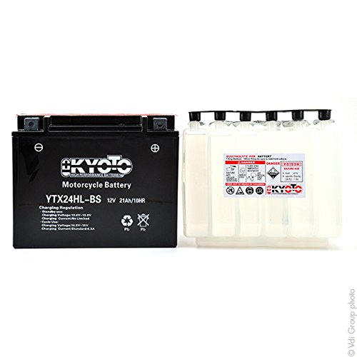 Preisvergleich Produktbild Kyoto - Motorrad Batterie YTX24HL-BS 12V 21Ah