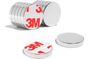 MAGNET STORE LTD Magnet Store 12mm x 2mm Adhesive Disc Neodymium Magnet N42 (1.54KG Pull) - Strong and Versatile for DIY, Crafts, and More (1)